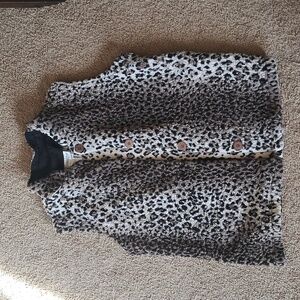 Coldwater Creek Leopard Print Vest